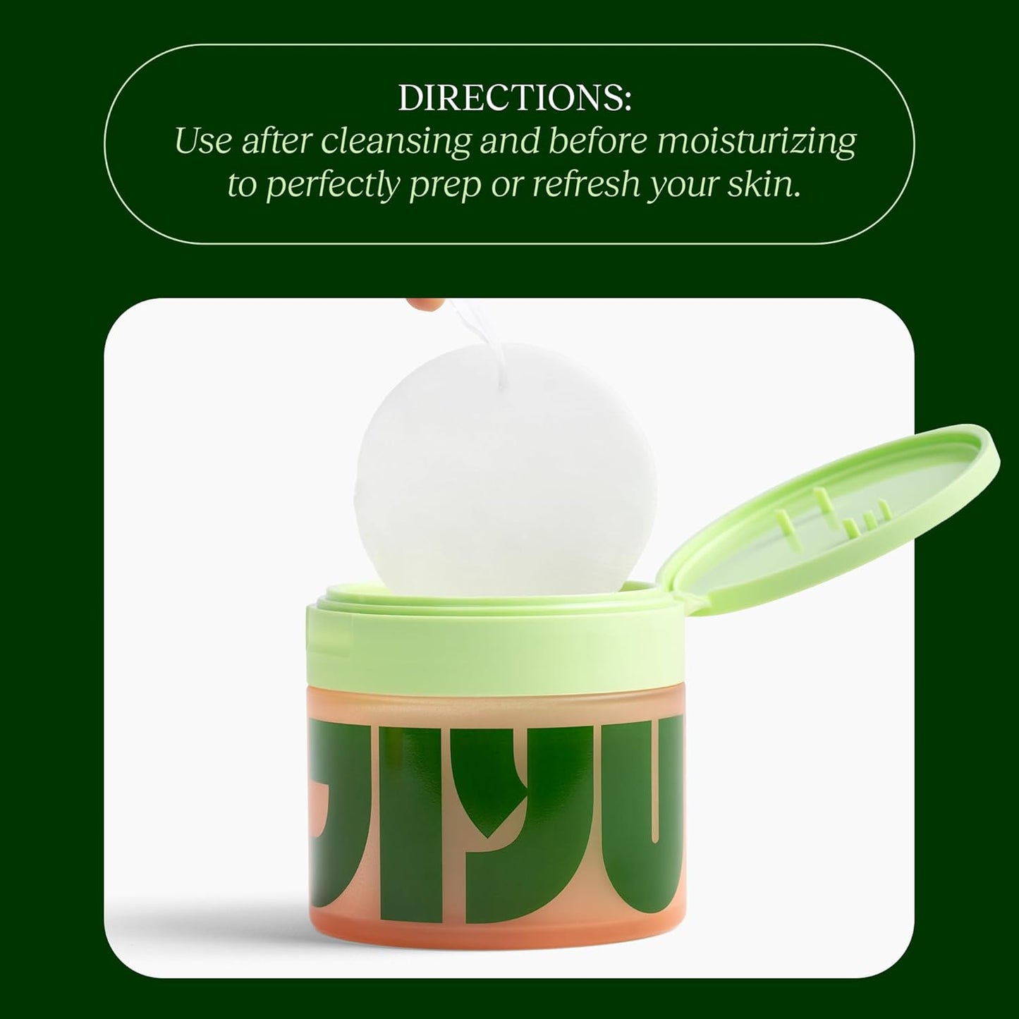 Jiyu Anti-Aging Korean Toning Pads